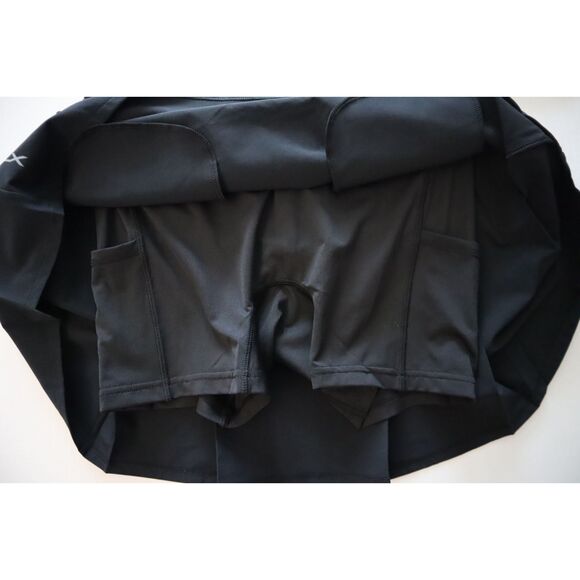 RLX Ralph Lauren Women Sz M Black Pickleball Tennis Golf Pleated Back Skort - Picture 11 of 11